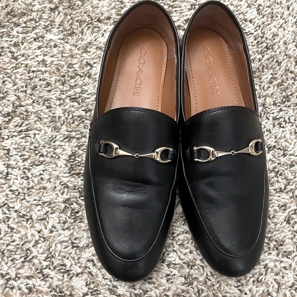 Black Haley Coach Loafers